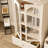 Creamy style storage cabinet