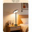 Lampe de bureau moderne à DEL avec hauteur réglable, contrôle tactile à intensité variable de 5% à 100% et 3 températures de couleur, éclairage IRC élevé pour le bureau à domicile, le bureau et le salon