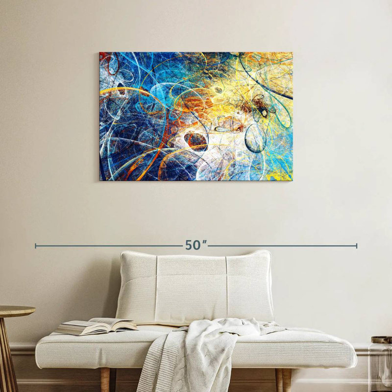 Avery Space Time Warp Abstract, 24" H x 36" W