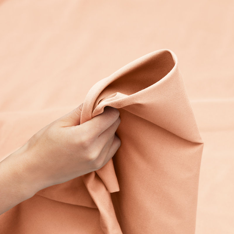 Ensemble de draps luxueux en microfibre, Rosé pâle, Très grand californien