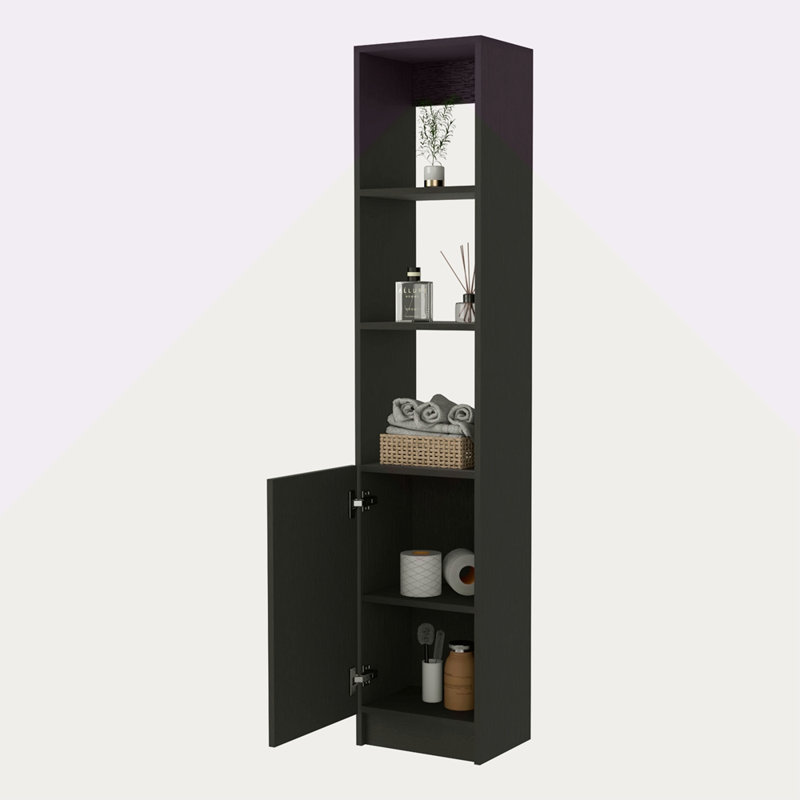 Armoire à linge, trois tablettes, une armoire