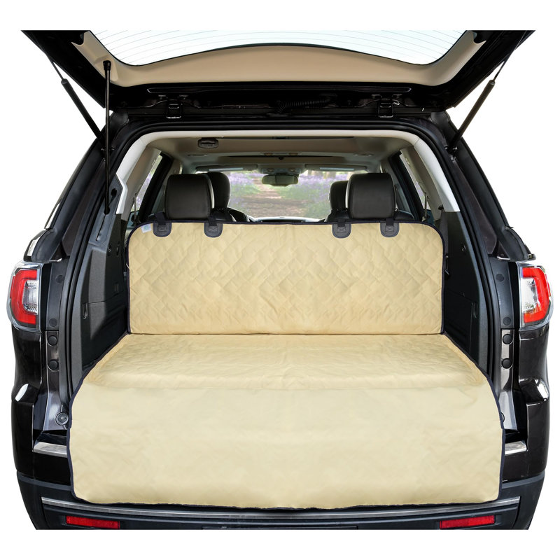 Tucker Murphy Pet™ Cargo Liner Cover For Suvs And Cars, Waterproof Material, Non Slip Backing, Extra Bumper Flap Protector, Large Size - Universal Fit