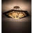 Travan Glass Semi Flush Mount
