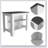 Rockaway 3-Shelf Kitchen Island with Spacious Top and Ample Storage for Efficient Meal Prep and Organization-1347484505