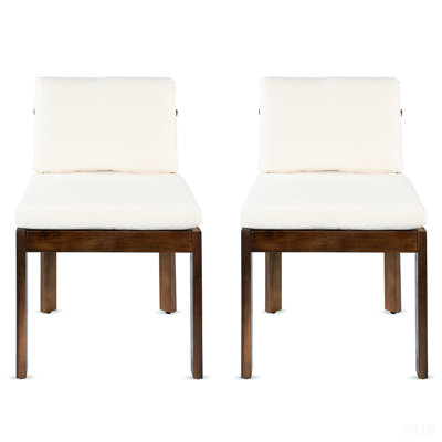 Ensemble de chaises d'extérieur en bois d'acacia