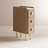 Agripina Narrow Nightstand with Drawers, Small Side Table with Leather Surface for Bedroom and Living Room-1389989072-1397123208