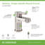 Robinet de lavabo pour salle de bain à poignée simple avec drain Pop-111139859