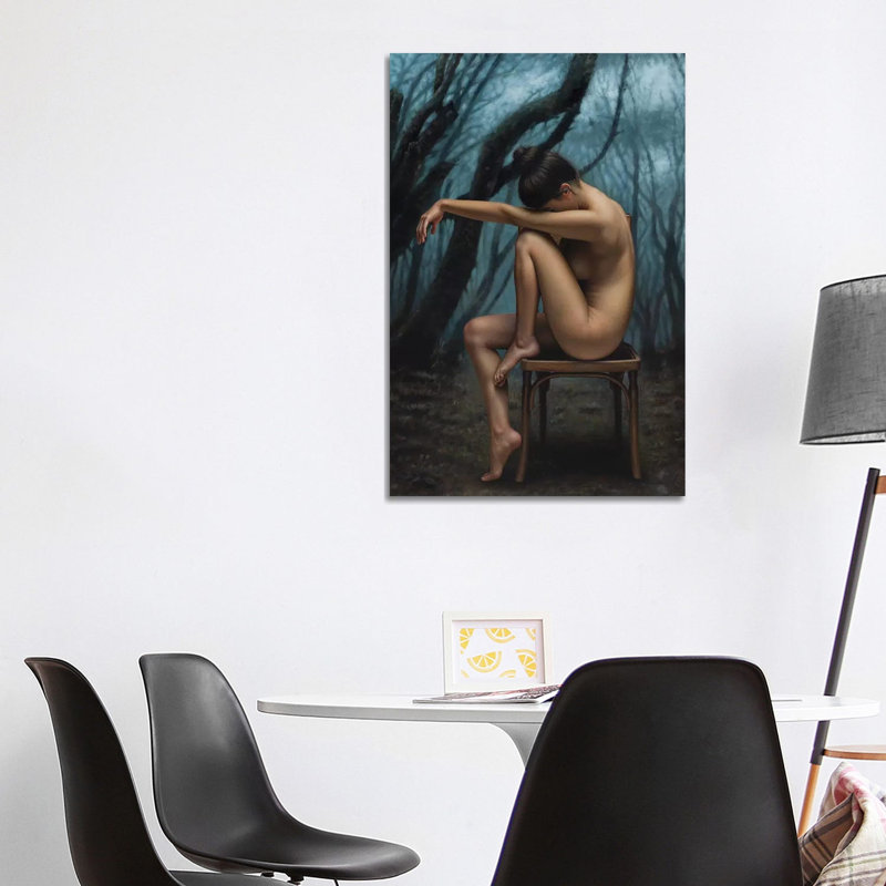 La forêt par Omar Ortiz - Estampe numérique sur toile tendue avec châssis, H 40 po x l 26 po x P 1,5 po