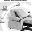 Canapé-fauteuil convertible 3 en 1, inclinable, inclinable simple, convient aux petits espaces avec réglable