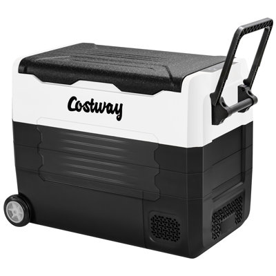 Costway 58 Quarts Serving Station / Cart Cooler with wheels
