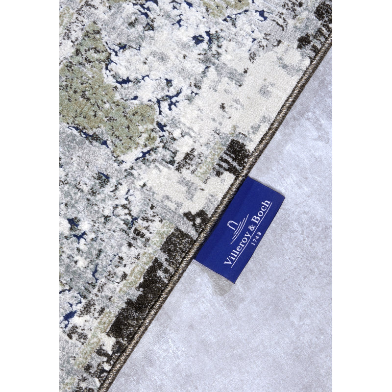 Kollektion 1809 No Pattern And No Solid Colour Machine Woven Brown Area Rug, Rectangle 6'2" x 9'1"