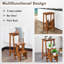 Banc échelle en bois d'hévéa pliable Fletchley-2090851125