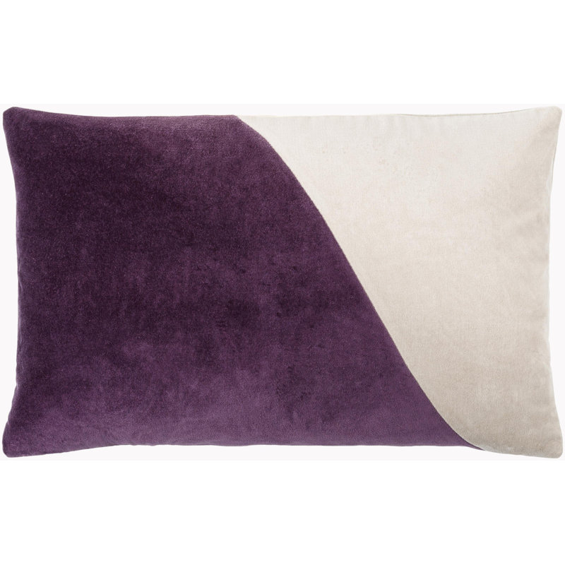 Denny Cotton Throw Pillow, Polyester/Polyfill, Black
