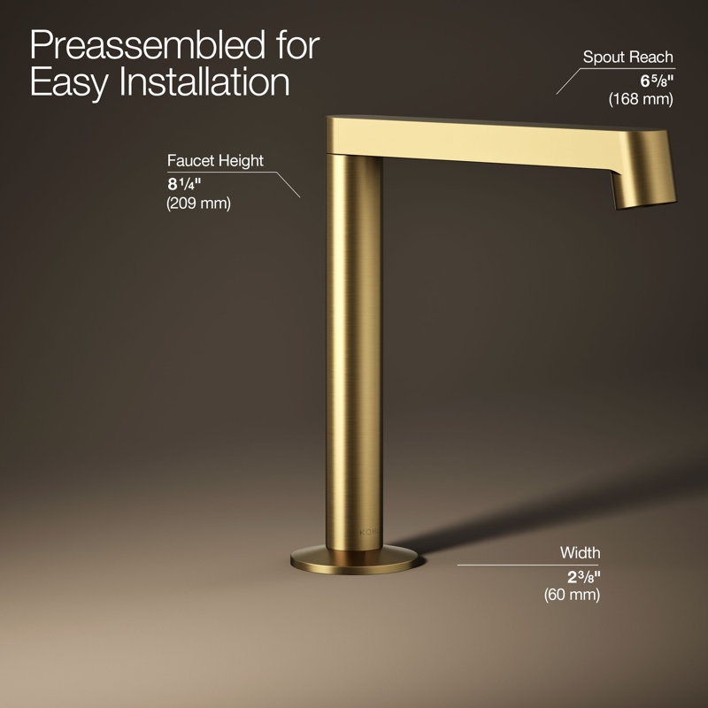 Components Bathroom Sink Spout With Row Design