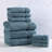 Glennet Heritage Certified Egyptian Cotton Plush Absorbent 9 Piece Bathroom Towel Set-574320685