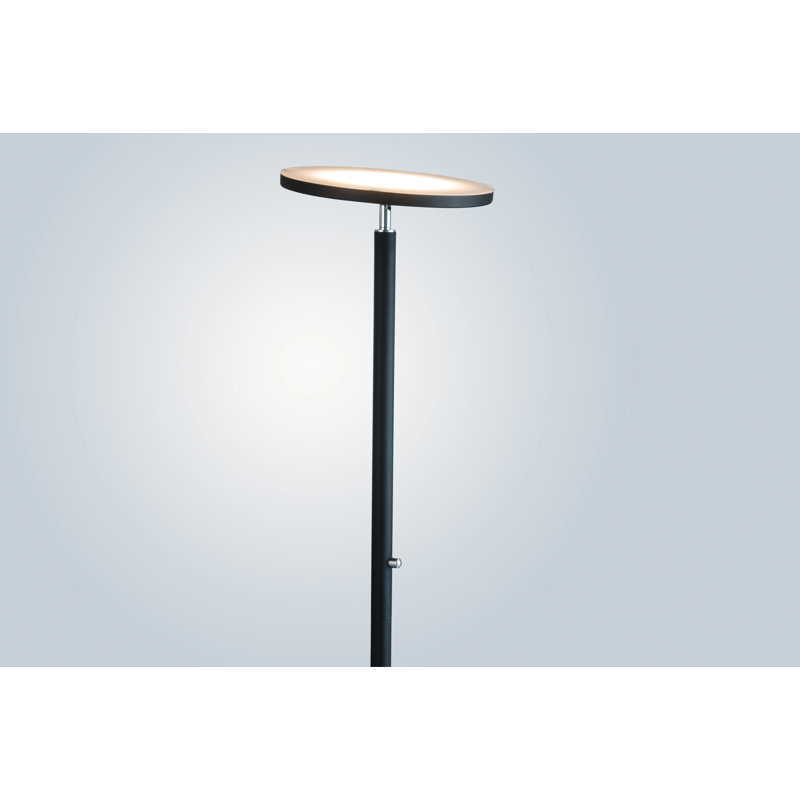 Aria 72'' Torchiere Floor Lamp, Black