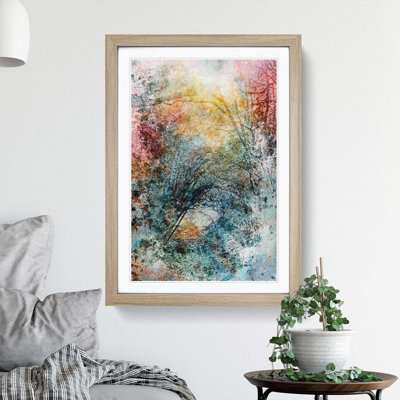 Romance of the Forest in Abstract - Picture Frame Painting Print