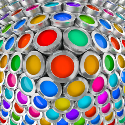 Bancs de peinture colorés par Radio82