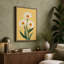 Golden Daisy Trio Botanical - Wrapped Canvas-1804659484-1804659463