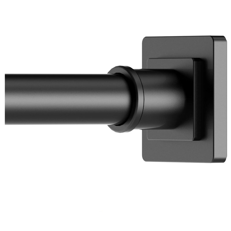 Tringle à rideau de douche réglable à tension de ressort de 31 à 79 po, tringle à rideau de salle de bain murale robuste résistante à la rouille sans perceuse pour fenêtre de placard de salle de bain