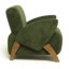 Chaises d'appoint peu encombrantes, chaise moderne compacte en tissu de velours pour la maison