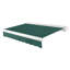 Store banne motorisé rétractable Awntech Key West, 5,5 m x 3 m, couleur forêt-10696436-10696462-10768221