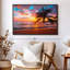 «Sunset Island», reproduction sur toile-102358685
