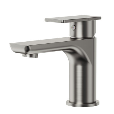 Single Hole Bathroom Faucet with Drain Assembly, Single Handle Bathroom Sink Faucet 