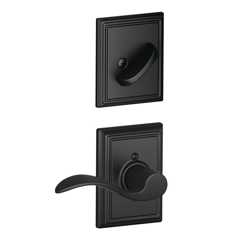 Accent Interior Dummy Entry Set, Matte Black, Left
