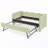 Twin‑Size Upholstered Daybed With Pull‑Out Trundle & Side Pockets-838095521-838095551