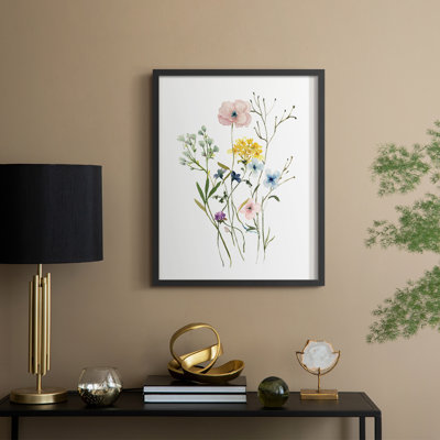 Cottage Garden Study I Framed Print - Solid Wood