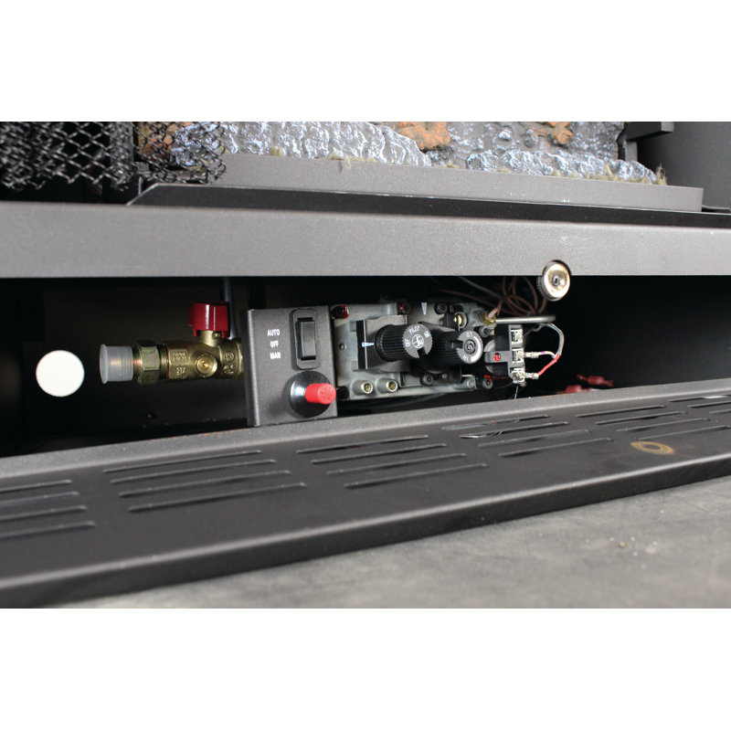 38'' W Ventless Fireplace Insert, Natural Gas