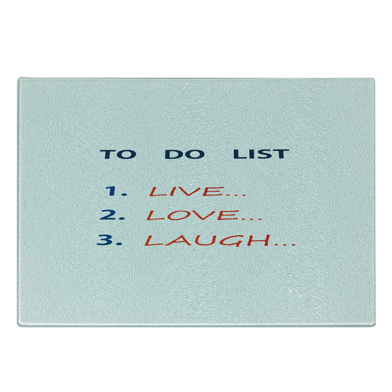 Planche à découper Ambesonne Live Laugh Love