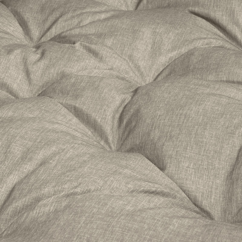 Montlake Outdoor 5'' Papasan Seat Cushion, Heather Gray