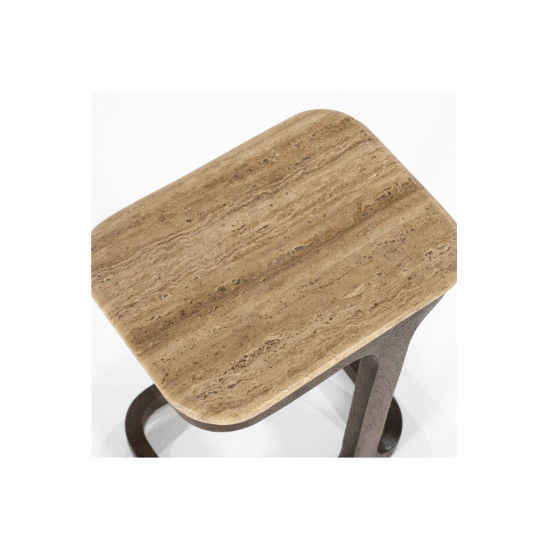 Stone End Table