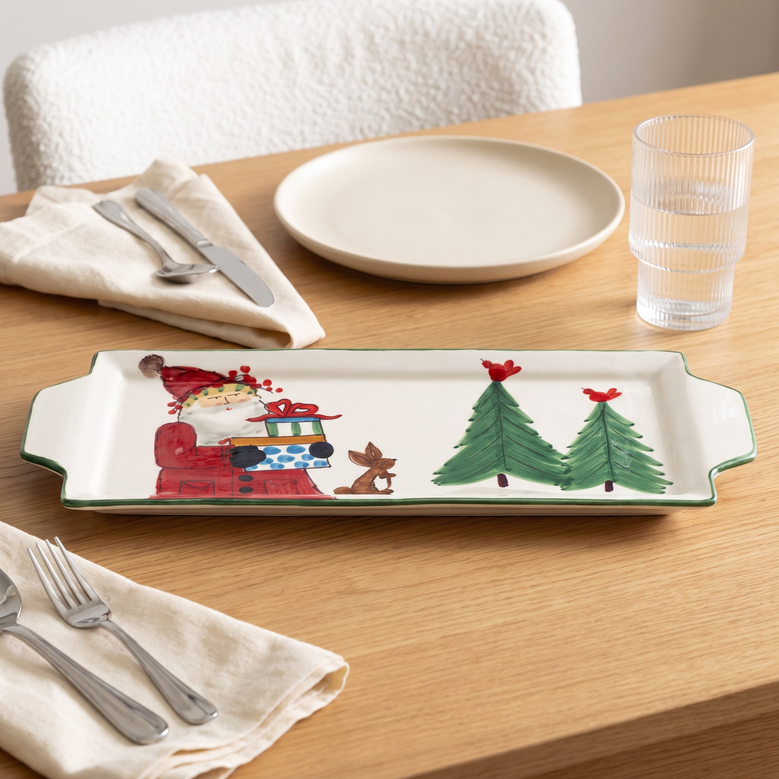 Old St. Nick Rectangle Platter
