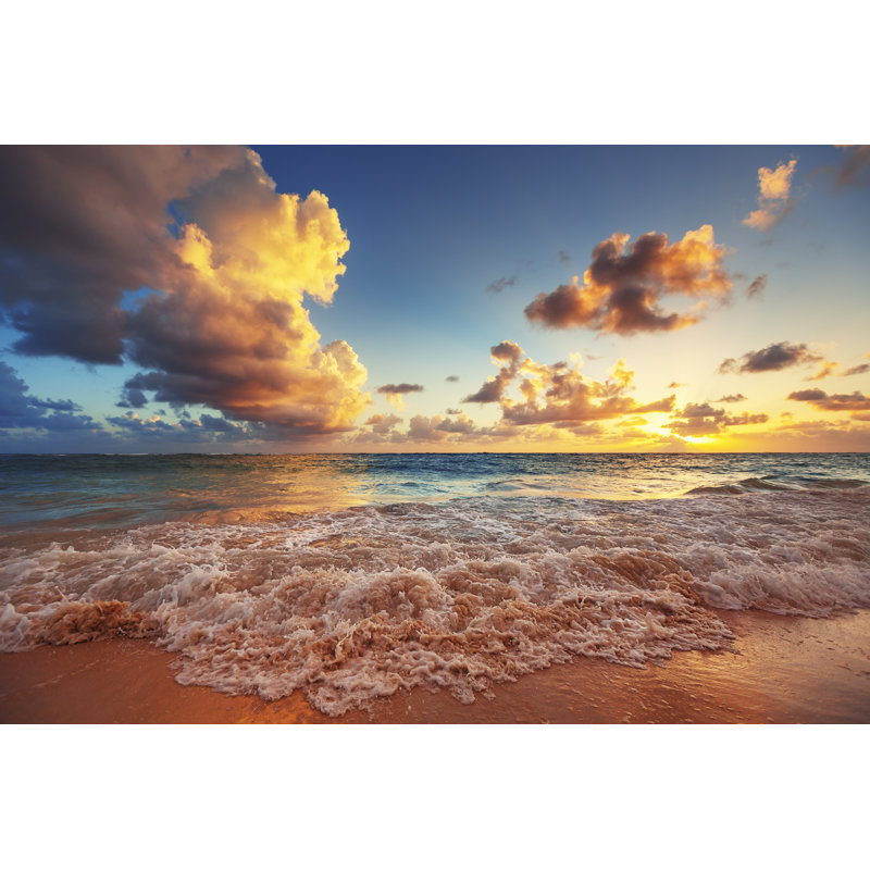 Sunrise On The Beach by Valio84sl - Wrapped Canvas Print, 61cm H x 91cm W x 3.8cm D