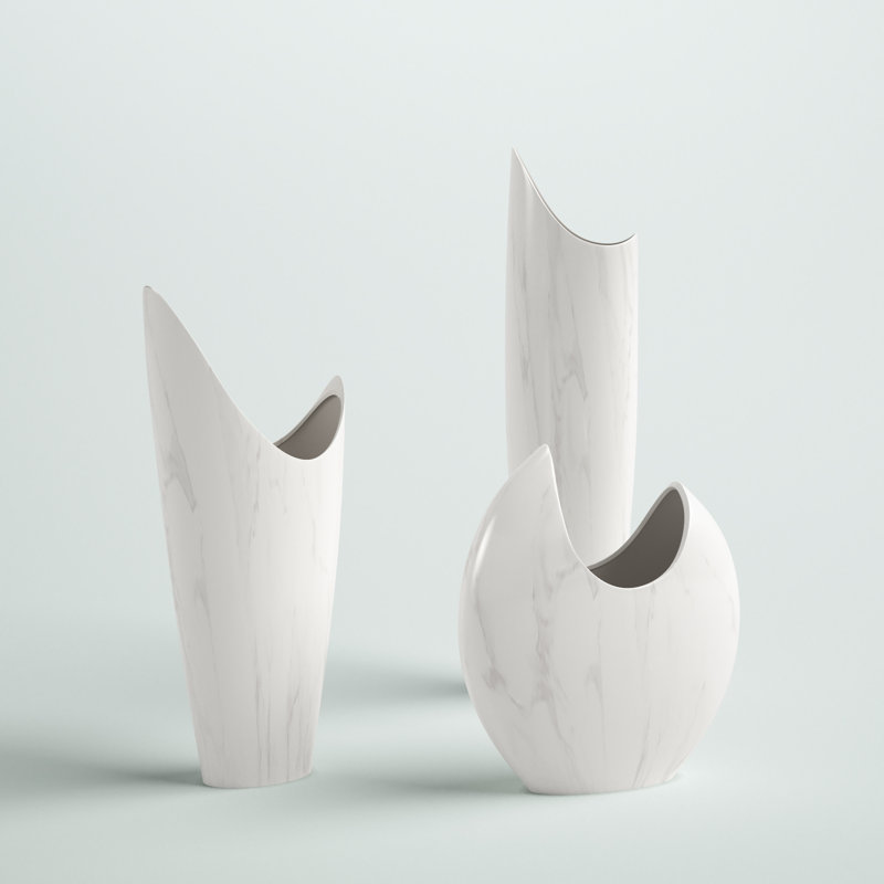 Ensemble de 3 vases de table Pyron