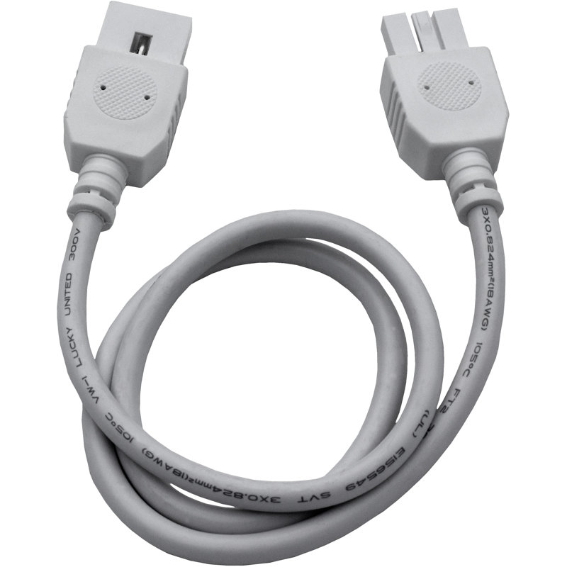 Statesboro MXInterLink4 Connector Cord, White, 0.5" H x 18" W x 1" D