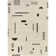 Marjanne Cream/Charcoal Boho Moroccan Shag Area Rug