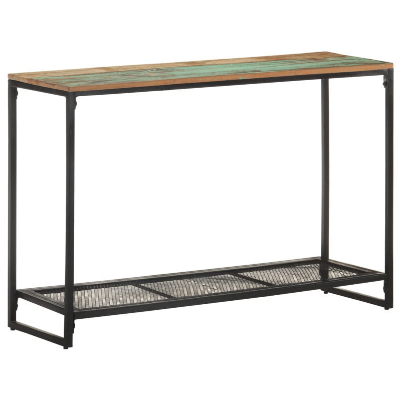 Console Table 43.3"x13.8"x29.5" Solid Mango Wood, Reclaimed Wood