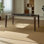 Nordic-style rectangular dining table