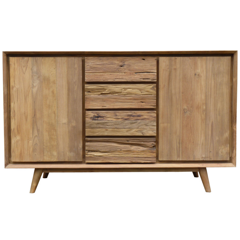 Solid Wood Freestanding Bathroom Cabinet