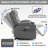 Upholstered Heated Massage Chair-1414913814