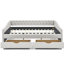 Lit de jour grand avec tiroirs et rangement, accoudoirs rembourrés beige-300137374-300137370