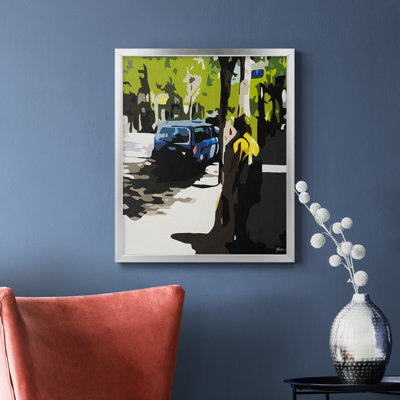 A Volvo in Ballard Premium Framed Canvas - Ready to Hang