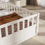 Lit simple moderne, base de lit au sol