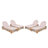 Outdoor Chaise Lounge Chair, Acacia Wood Pool Chair With Adjustable Backrest And Cushion, Outdoor Lounge Chair For Beach, Yard, Or Poolside-1534284589-1534284590
