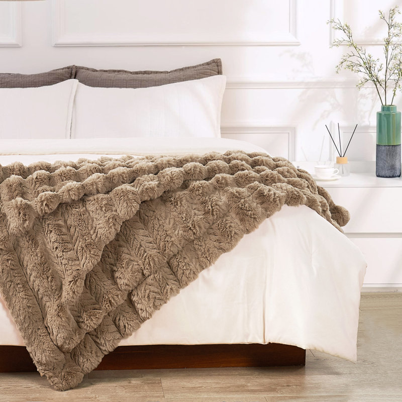 Throw Blanket, Brown