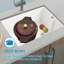23.63'' L Undermount Single Bowl Fireclay Kitchen Sink